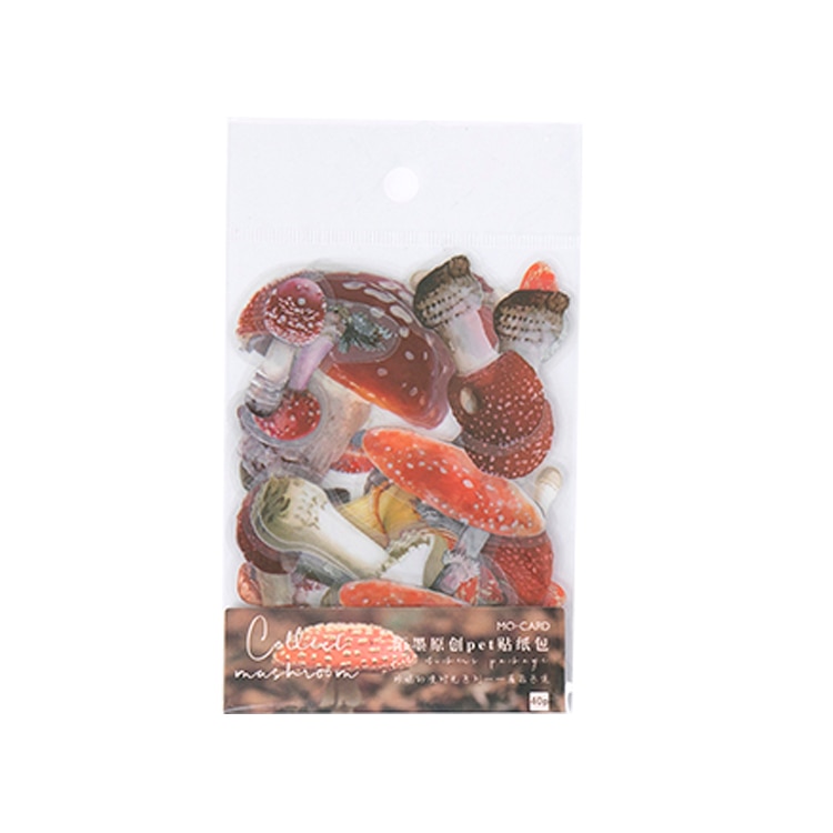 Jenny's Time Series Decorative Stickers Flower mushroom plant butterfly Scrapbooking Stick Label Diary Stationery Album Stickers