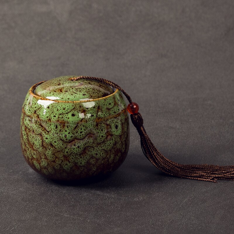 Huisdier As Urn Handgeschilderd Keramiek Urn Crematie Huisdier Vogel Ash Holder Begrafenis Thuis: LGreen