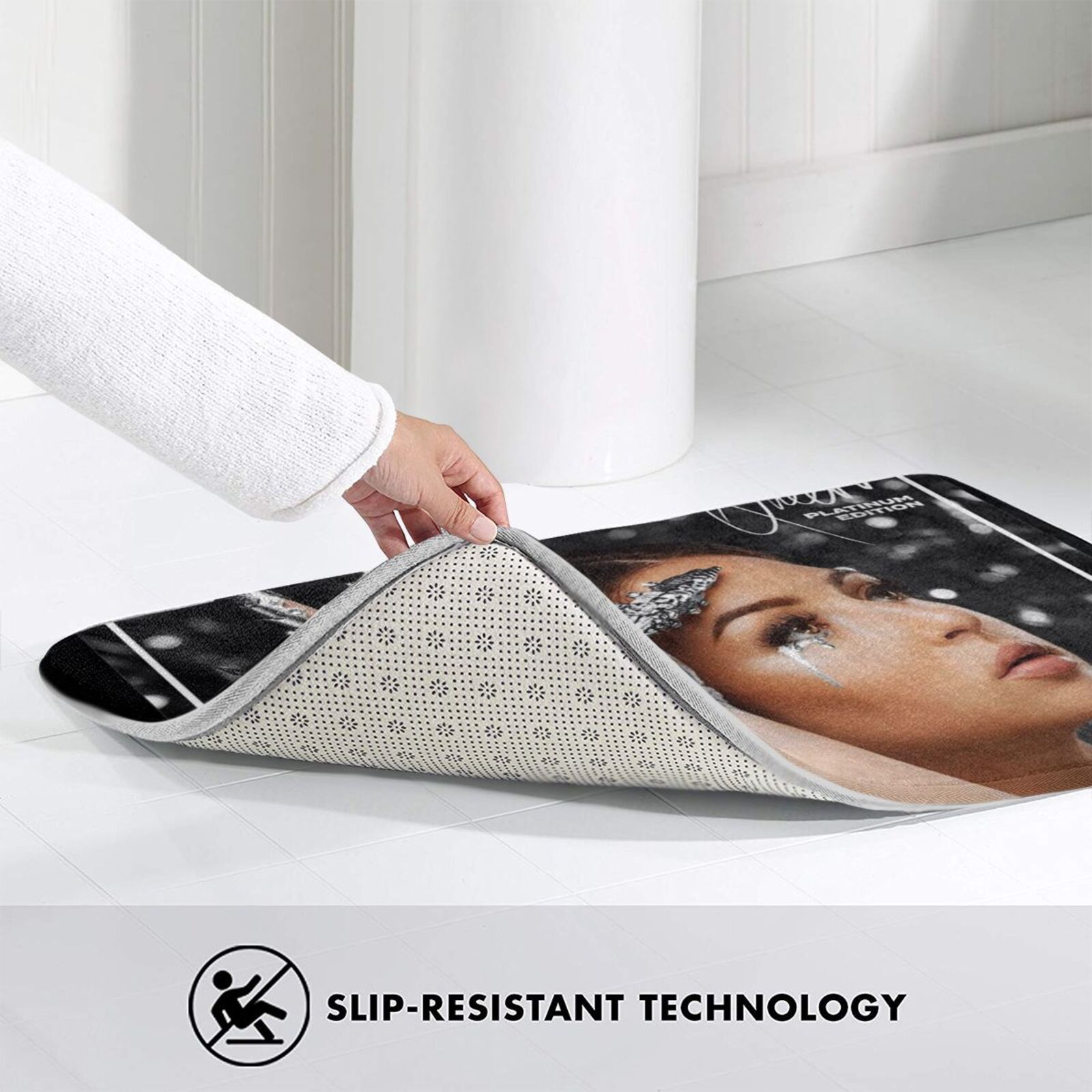 Reine Tapis Tapis Tapis de Chambre Anti-dérapant Tapis de Porte D&#39;entrée Eva Kitoko Reine Eva Reine On Fleek Aya Nakamura Jlc