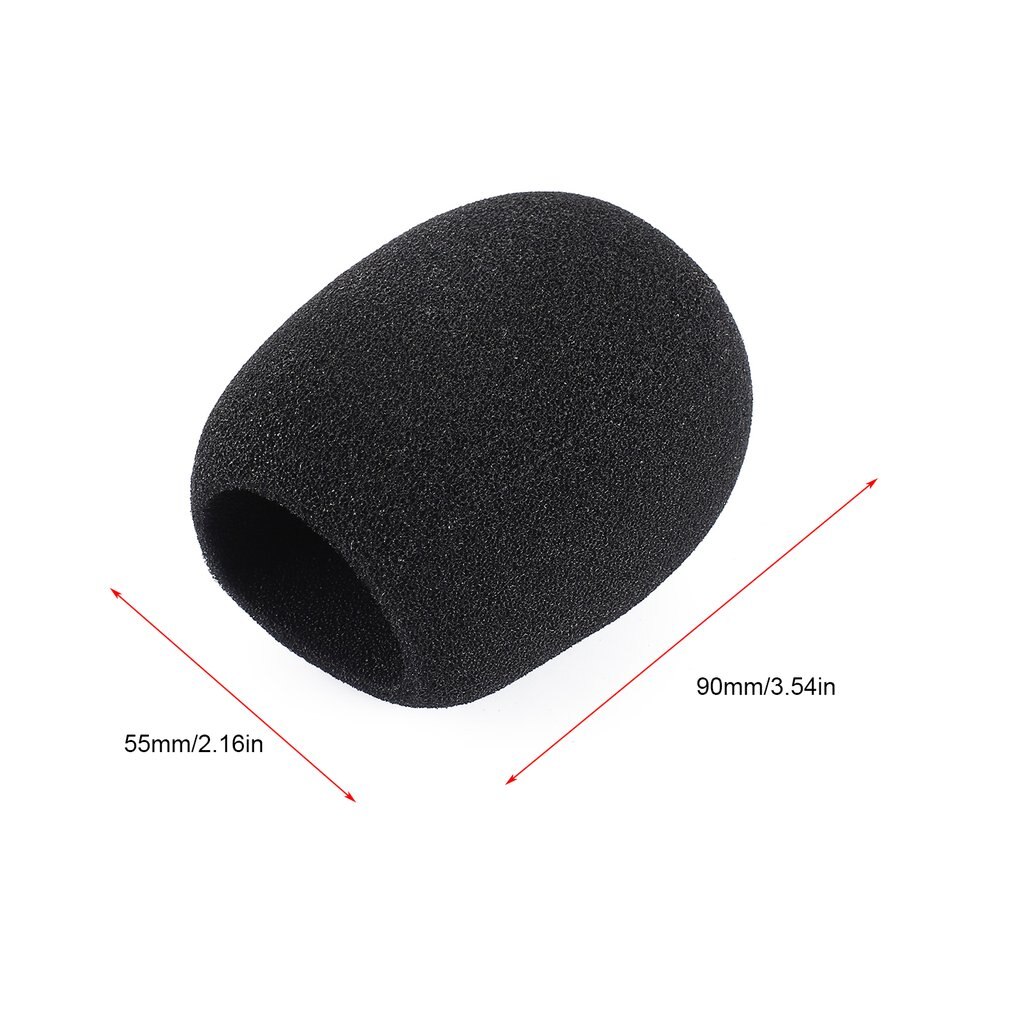 5pcs microphone Replacement Foam Microphone Cover Mic Cover Windshield Headset Wind Shield Pop Filter Mic Cover Foam