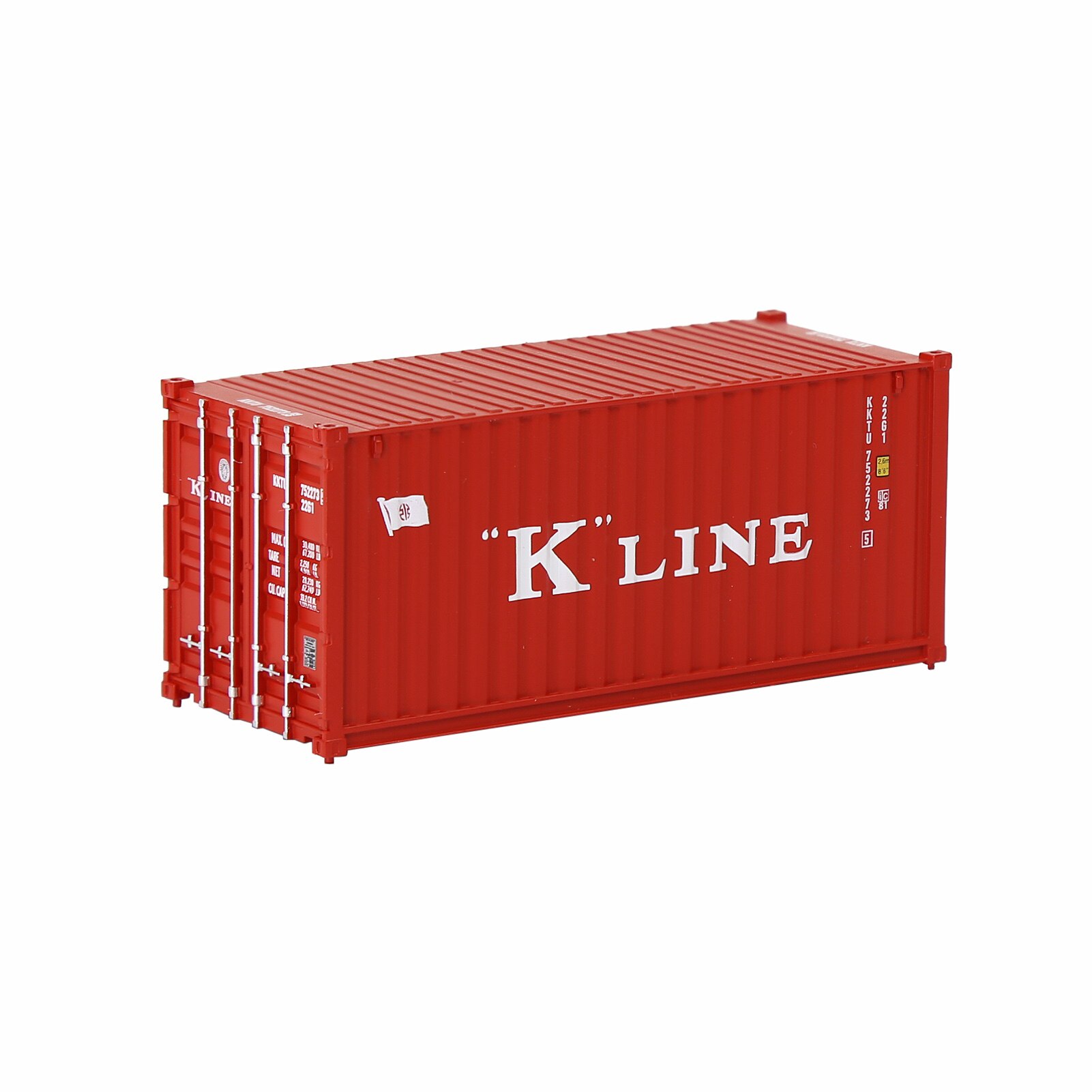 1pc ho Skala 20ft Container Modell Eisenbahn Zubehör 1:87 20 Fuß Container C8726: KLINE
