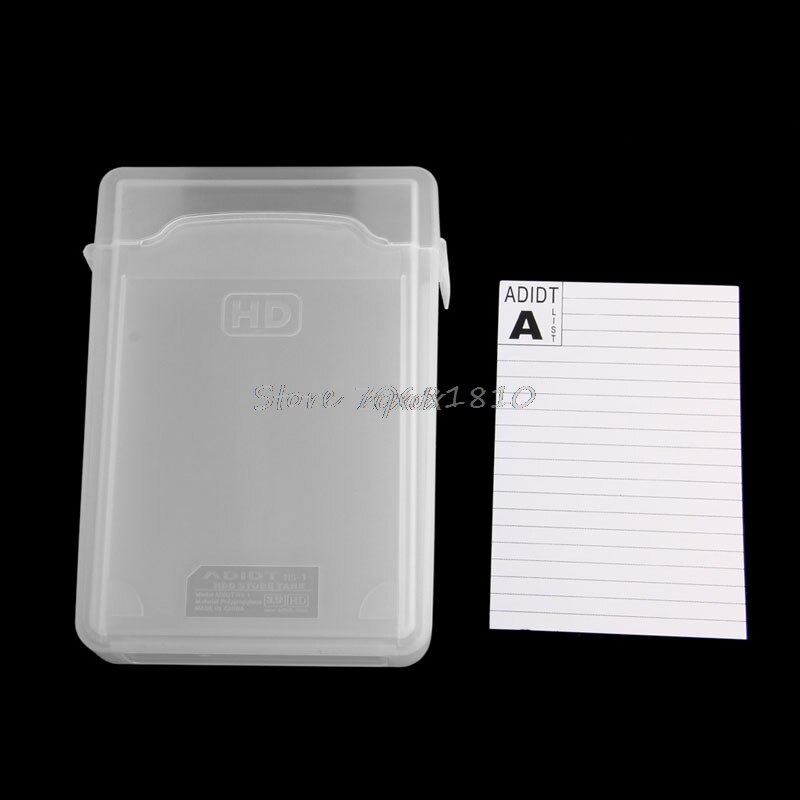 3.5 "boîtier de Protection anti-poussière pour SATA IDE HDD disque dur ordinateurs de stockage de disque dur sacs et étuis boîtier Z07