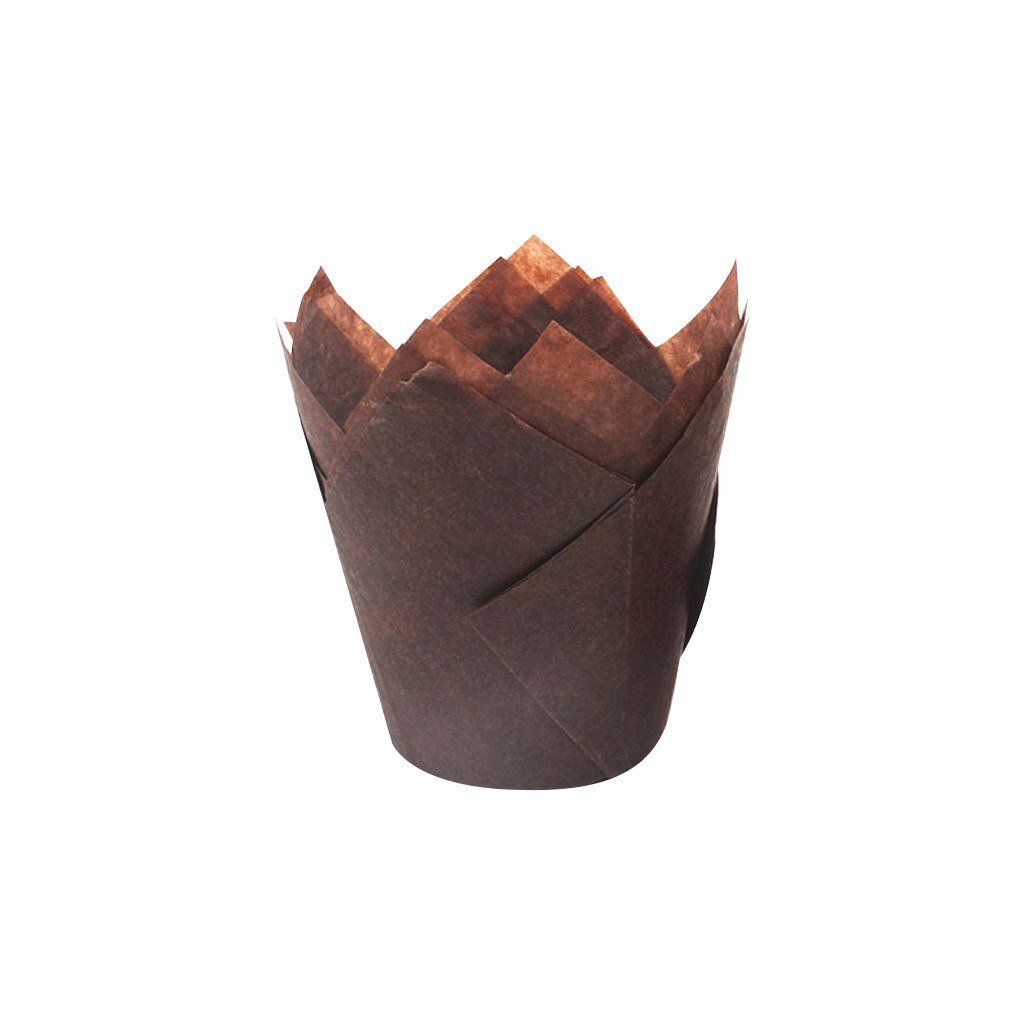Cupcake revêtements tasse papier Tuli cuisson emballage boîte gâteau Muffin tasse boîte maison cuisine cuisson tulipe gâteau tasses: F
