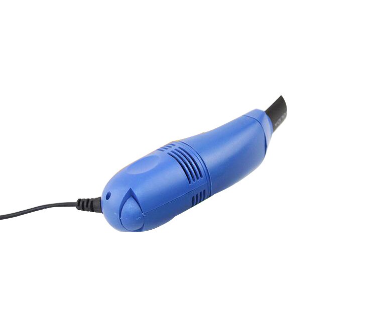 Computer Tastatur Mini USB Staubsauger für PC Laptop Schreibtisch Notizbuch: Blau