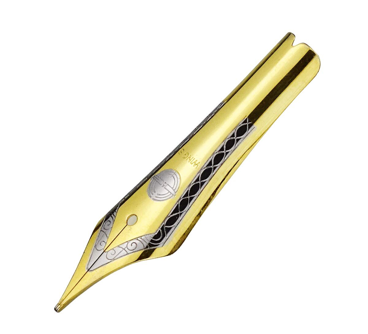 Plumas estilográficas Yongsheng 699, plumas de repuesto originales, tamaño EF/F/M para 699, Color dorado/plateado, 2 piezas/3 piezas