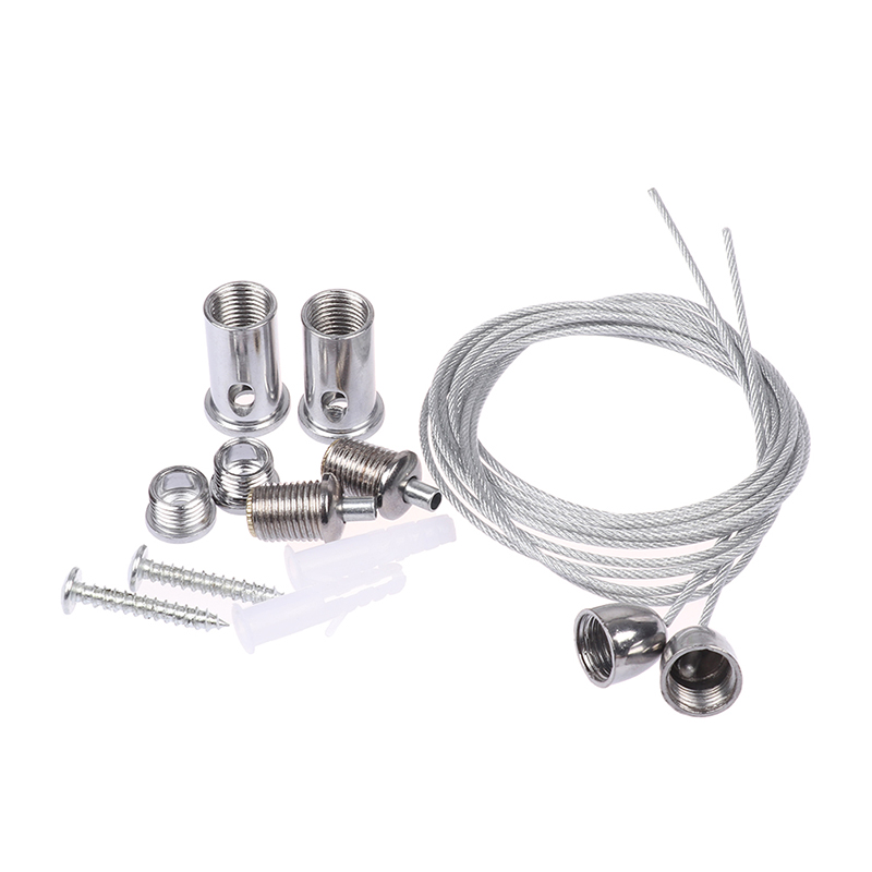 2 Draden/Set 1M Staalkabel Voor Het Opheffen Van Verschillende Paneellampen Die Op Grote Schaal Worden Gebruikt