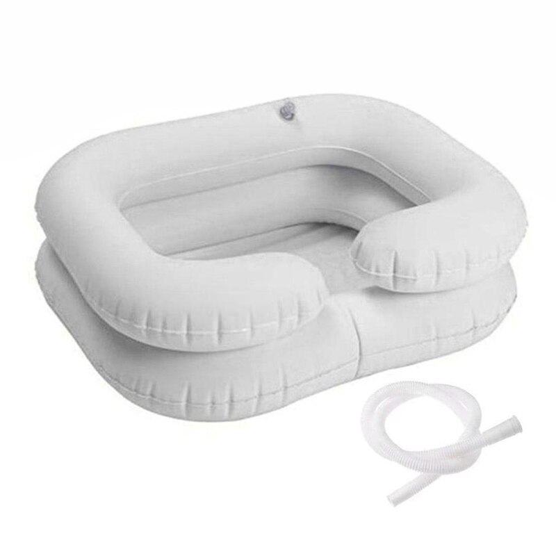 Lavabo gonflable pour lavage des cheveux, shampoing, outil Portable pour les patients, soins des enfants