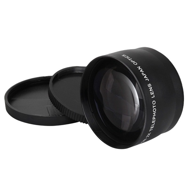 58mm 2X Telephoto Lens Tele Converter for Canon Nikon Sony Pentax 18-55mm