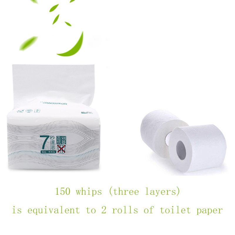 150 ark/pack hushålls toalettpapper