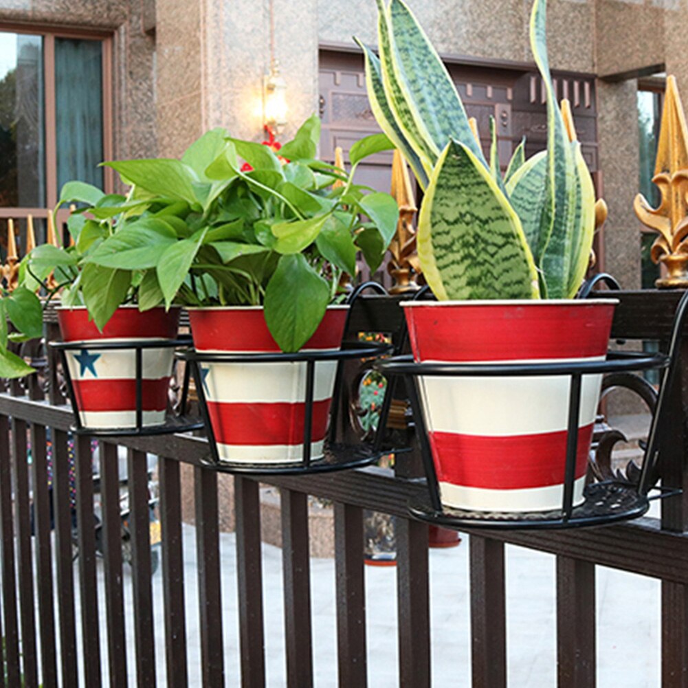 Wanddecoratie balkon bloemenvaas potrek metalen planten bloemenstandaard ponsvrije wanddecoratie rek huisdecoratie