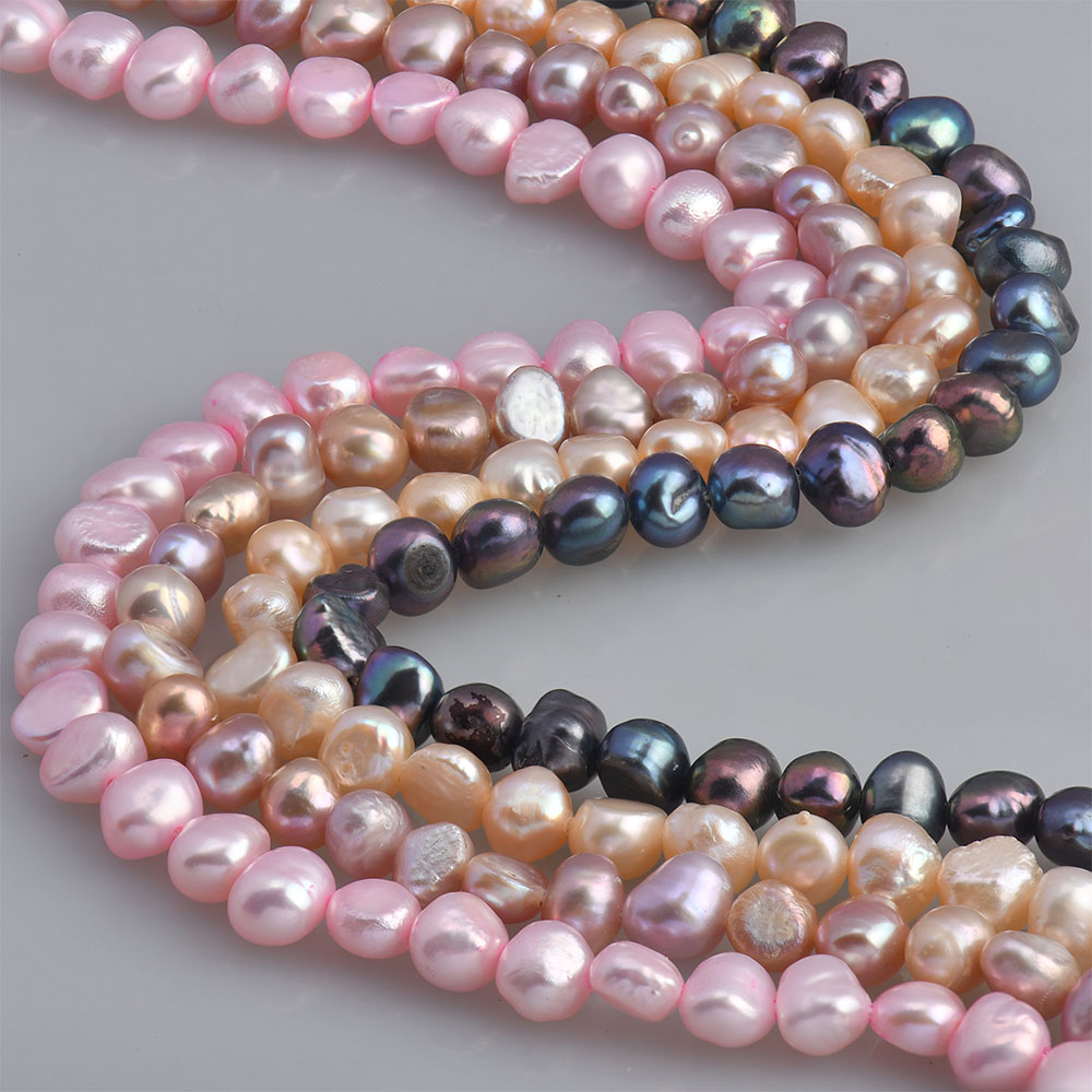 Perla barocca di perle coltivate d'acqua dolce genuina naturale di alta qualità per gioielli collana braccialetto tariffa forniture da 3mm a 10mm
