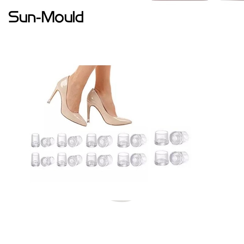 Protège-talons hauts talons aiguilles (XS S M L XL), 100 paires, embouts de remplacement
