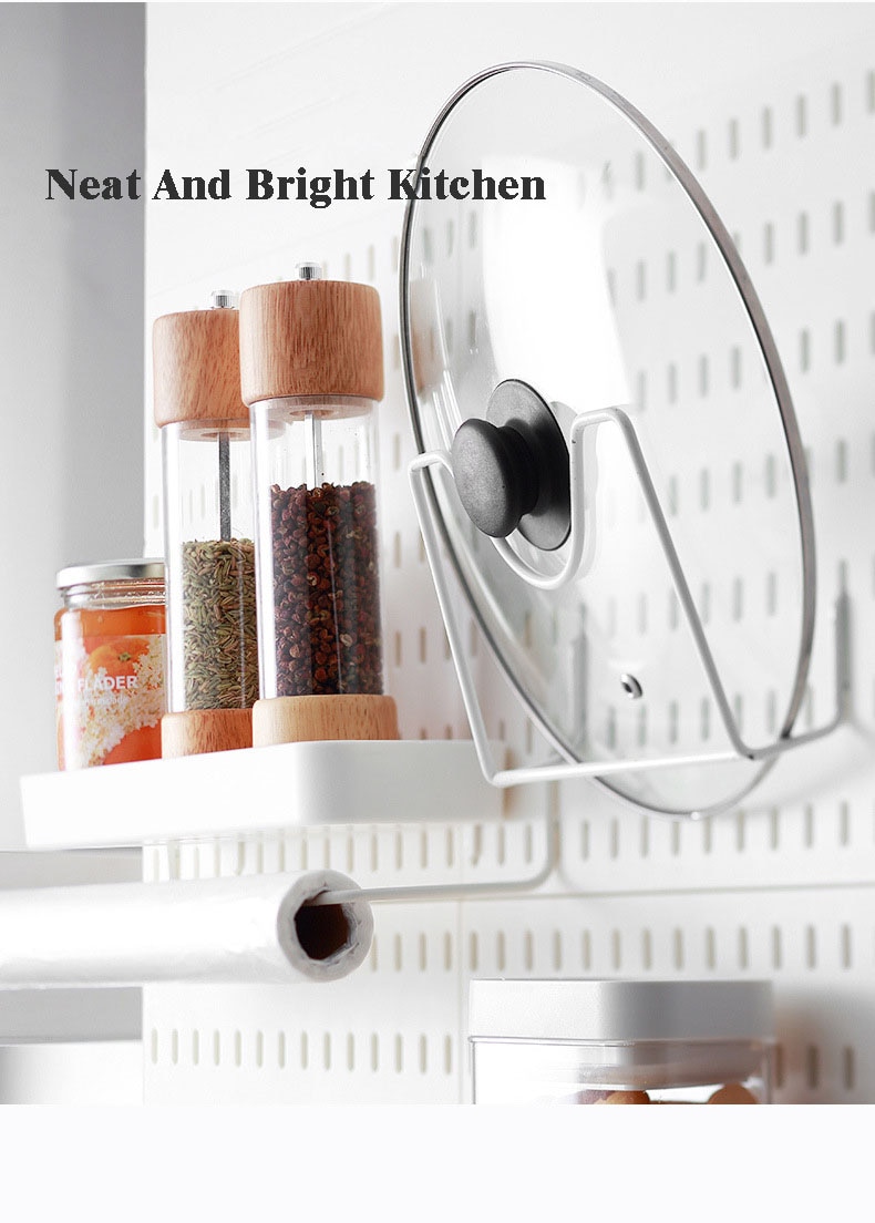 Wandplank Gratis Punch Accessoires Haak Borstel Houder Doos Decoratie Keuken Wc Badkamer Thuis Multifunctionele Butler Opslag