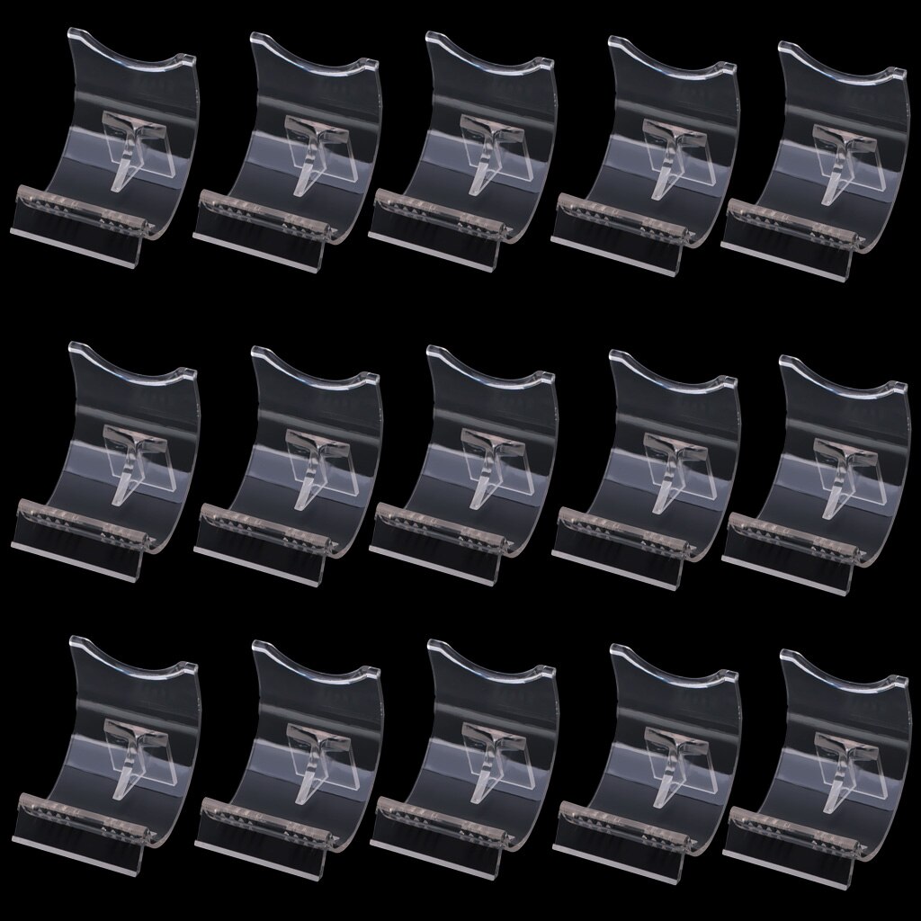 Soporte claro de acrílico para mechero de 15 Uds soporte claro soporte exhibidor para mecheros accesorios duraderos para cigarros