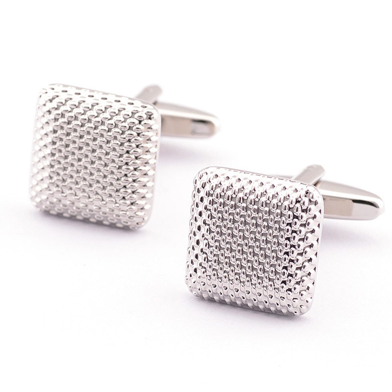 OTOKY Simple Gentleman Men Wedding Party Silver Color Cuff Link Cufflinks Nov.6