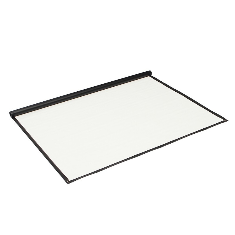 LEORY 100 Inch 16:9 Portable Projection Screen HD White Portable Fold Fabric Projection Screen for Home HD Projector