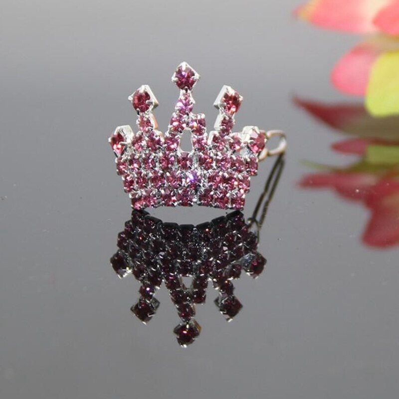 Smuk kæledyrslegering hårspænde rhinestone stil hund hovedbeklædning sød sløjfe blomst hårnåle multifarve hunde hår tilbehør: Stil 2