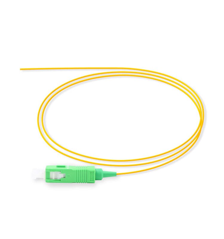 ]FASO 50Pcs Fiber Optic Pigtail SC/APC SX Core 9/125 0.9mm SM G657A2 Fiber Pigtail LSZH Yellow Jacket 1.5m