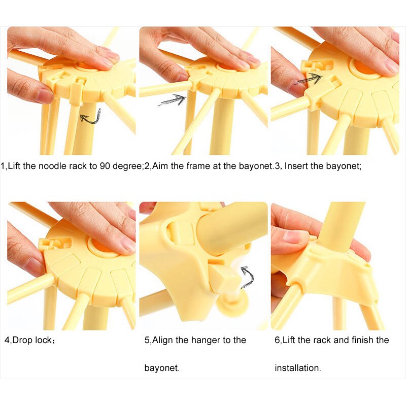 Plastic Spaghetti Pasta Drying Racks Collapsible Noodle Hanging Stand Household Pasta Tools Kitchen Accessories