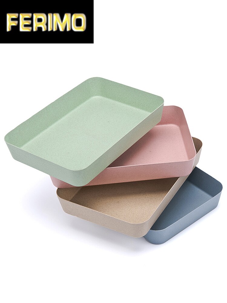 1pc Plastic Kitchen Drawer Storage Organizer Degradable Material Storage Divider Kitchen Tools Grocery Storage Tray