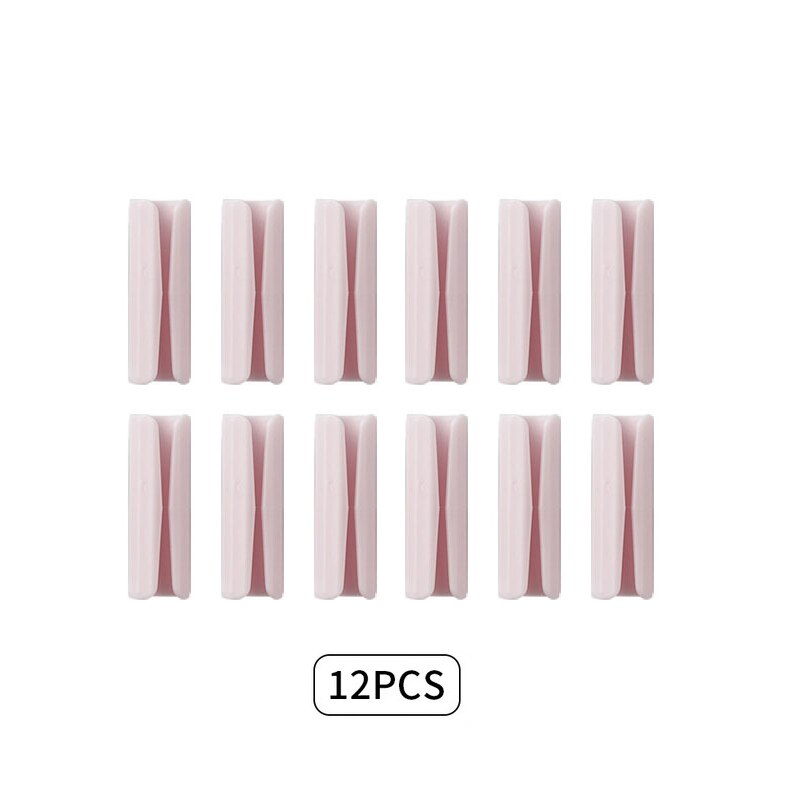 12 Stuks Laken Clips Plastic Antislip Klem Quilt Bed Cover Grijpers Fasteners Matras Houder Voor Lakens Thuis Kleding peg: pink