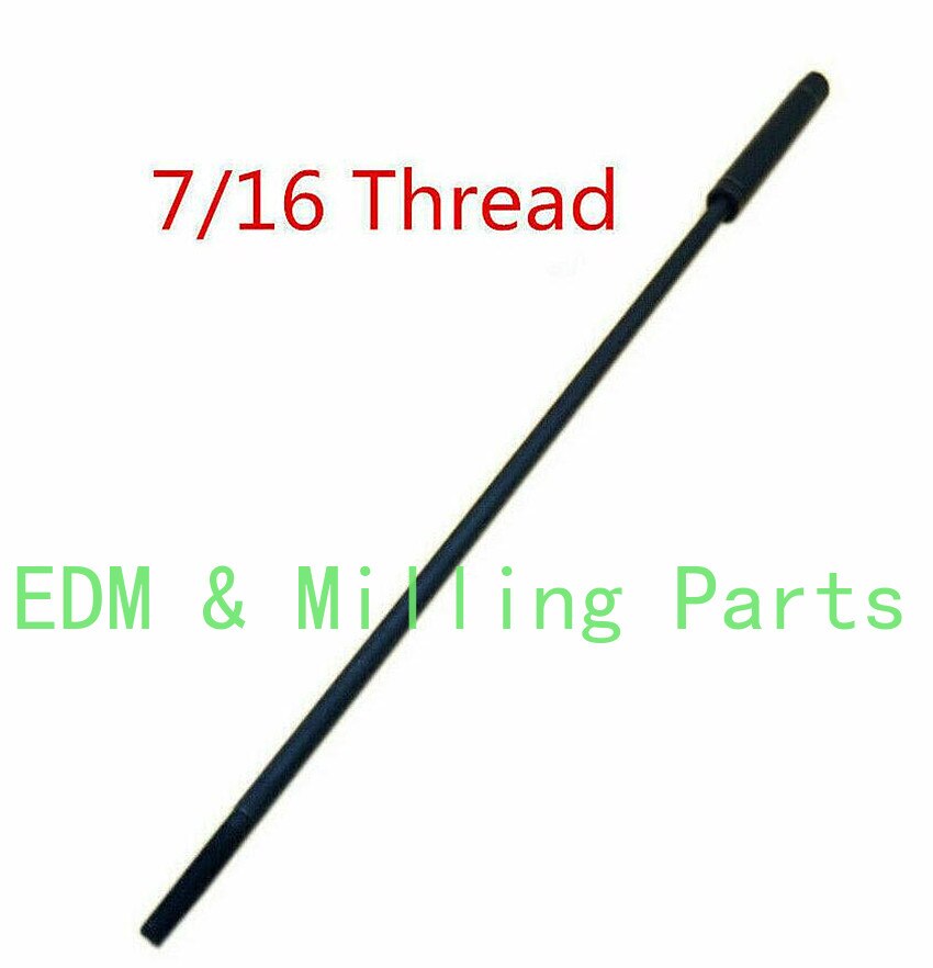 CNC R8 Draw Bar For Milling Machine Part Bridgeport Overall Drawbar 7/16 Thread Mill Part