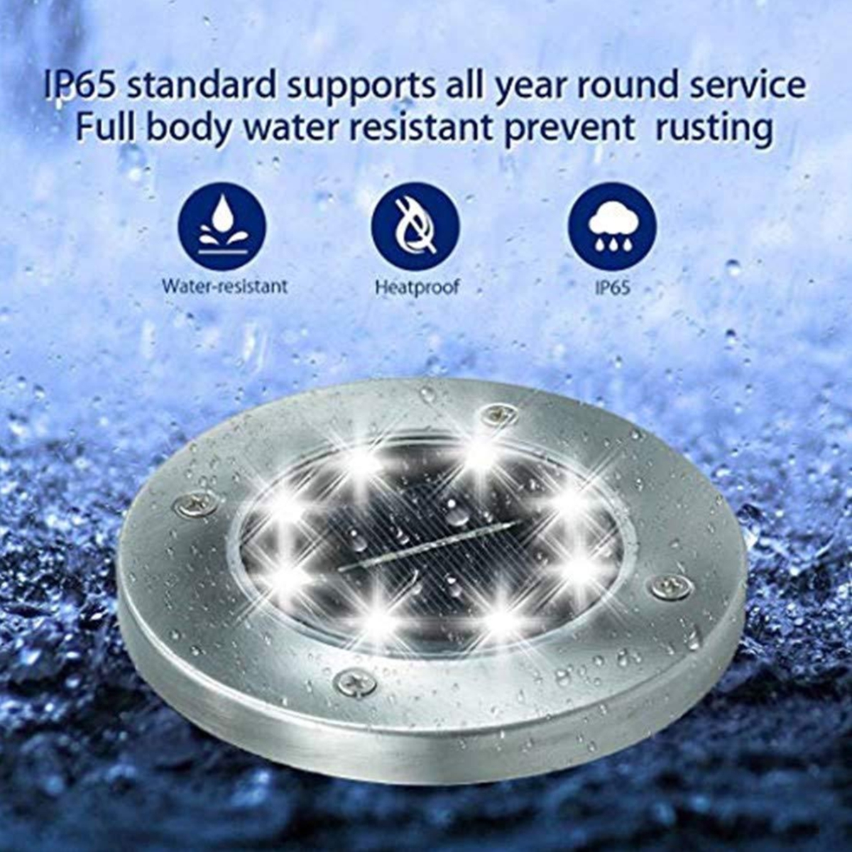 1/4pcs Solar Powered Ground Light Garden Pathway Deck Lights With 4/12/16 LED Lamp Waterproof for Home Yard Driveway Lawn Road