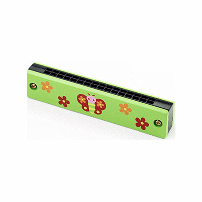 Children Harmonica 16 Holes Cute Cartoon Harmonica Kids Wind Instrument Beginner Musical Educational Toy