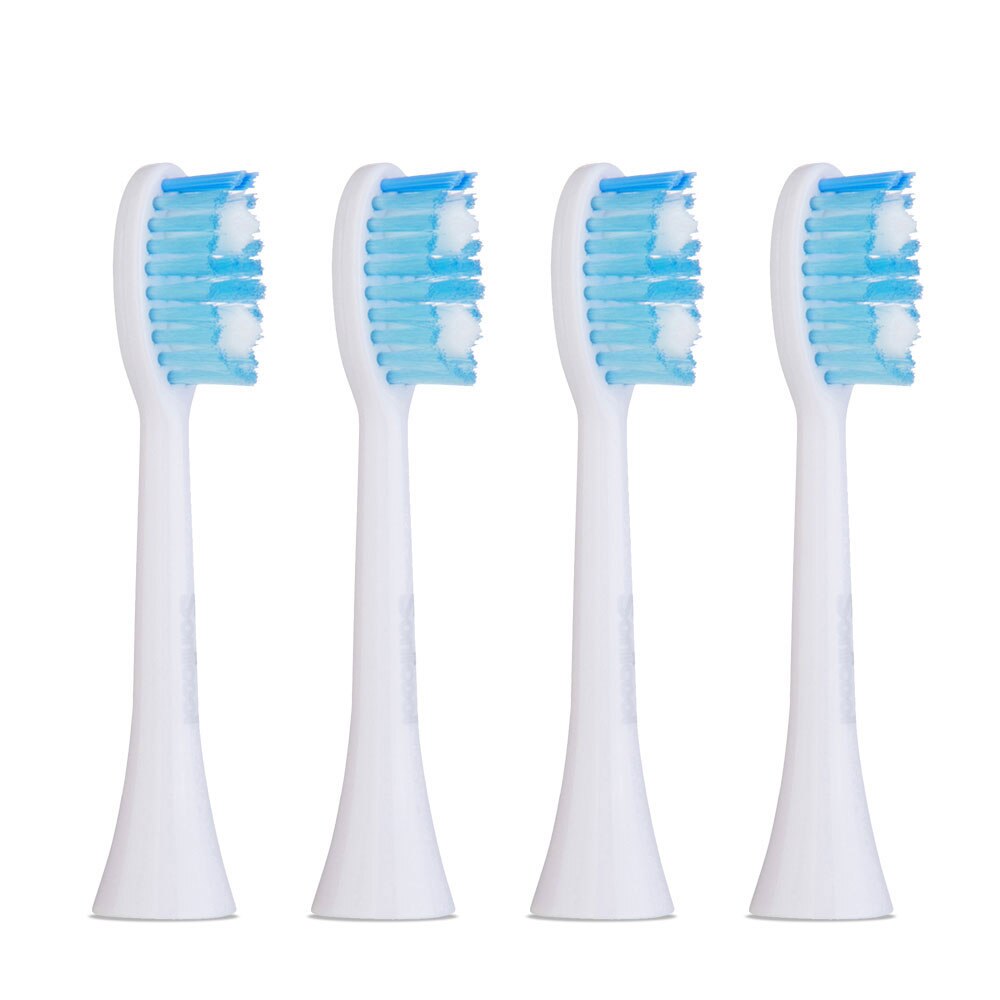 Sonicool 051B Electric Toothbrush Sonic USB Rechargeable Ultrasonic Three Modes Tooth Brushes With 4 Pcs DuPont Brush Heads: S121WH