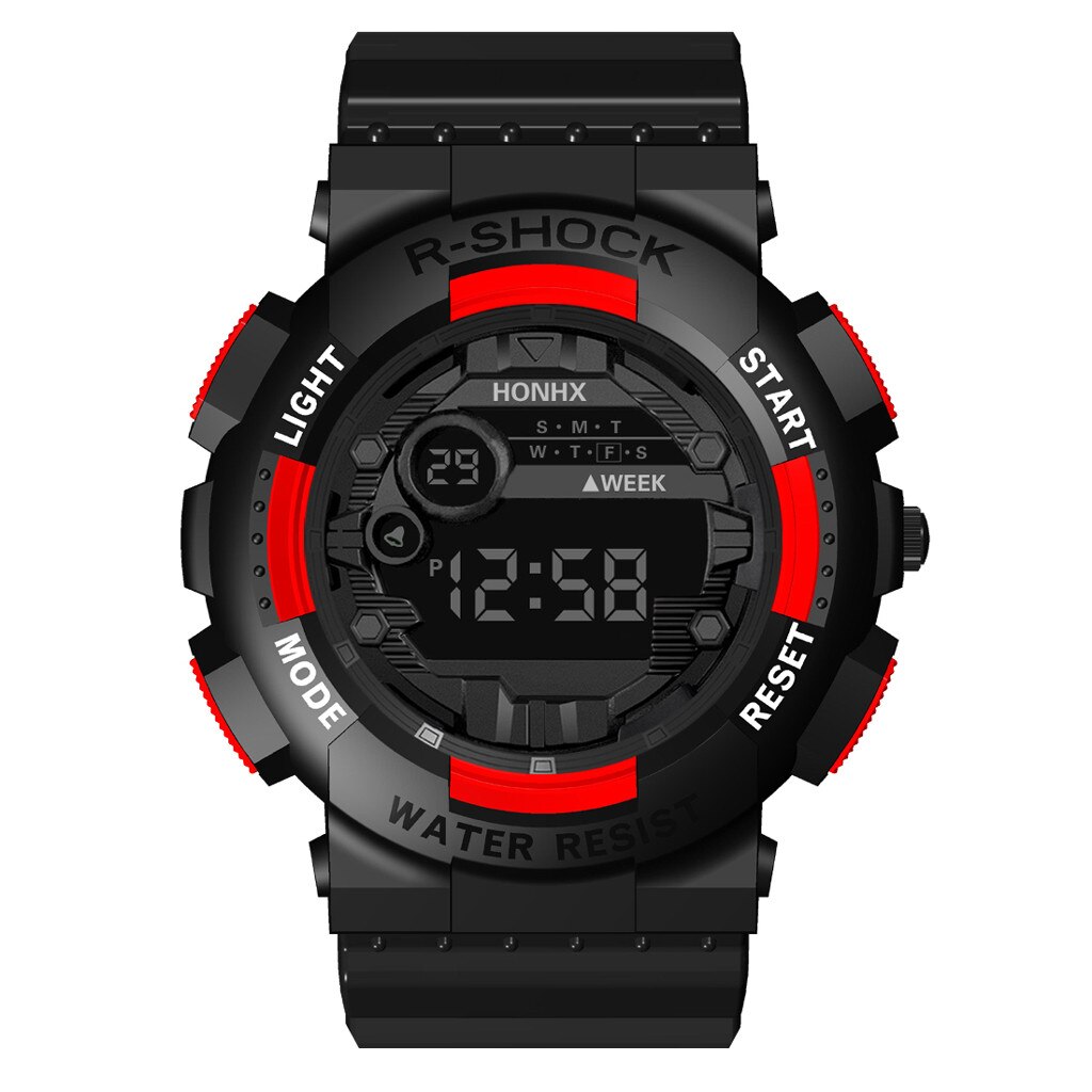 Honhx Luxe Heren Digitale Led Horloge Datum Sport ... – Grandado