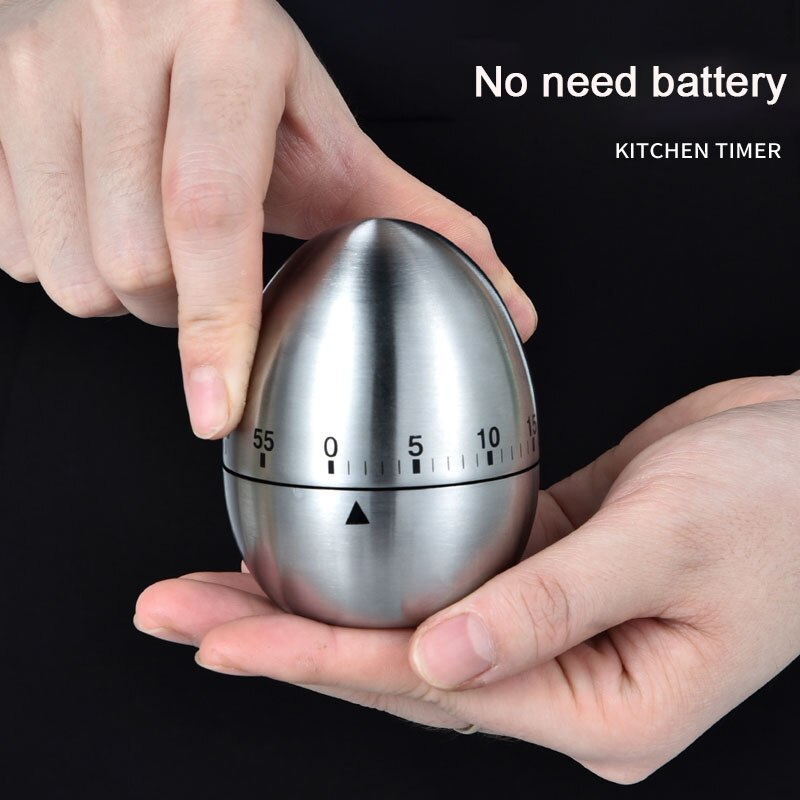 Portable Digital Scale Kitchen Timer Stainless Steel Home Coking Practical for Stopwatch Countdown Alarm Clock No Charging