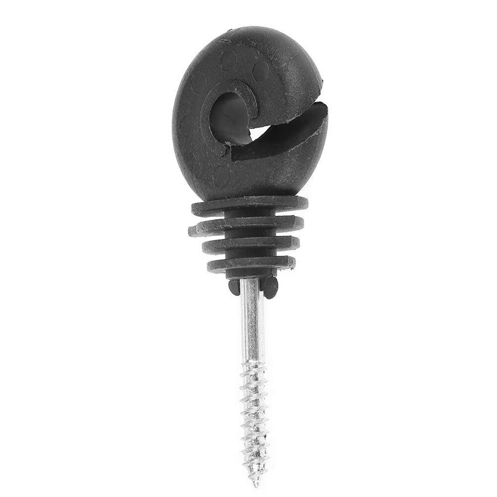 50Pcs Elektrische Hek Offset Ring Isolator Voor Hout Post Hekwerk Schroef In Berichten Draad Veilig Landbouw Tuin Accessoires