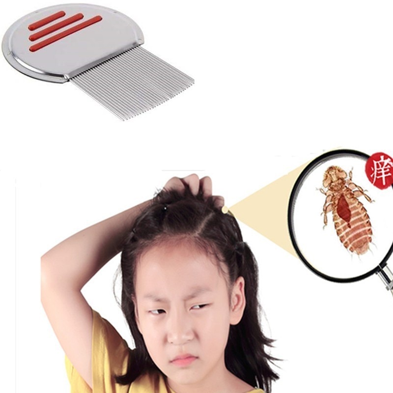Louse Combs Nit Free Terminator Lice Comb Get Down To Nitty Gritty With Grooved Teeth Brush Stainless Louse Brush Styling Tool