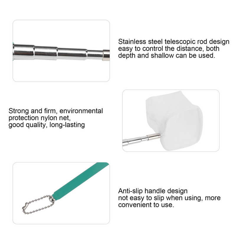 fish tank Temperature Control Products adjustable heating rods Aquarium Fish Tank Net Stainless Steel Telescopic