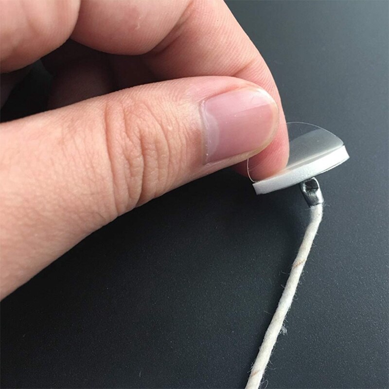 200 Candle Wick Stickers, Made of Heat-Resistant Glue and Stably Attached to the Candle in Wax