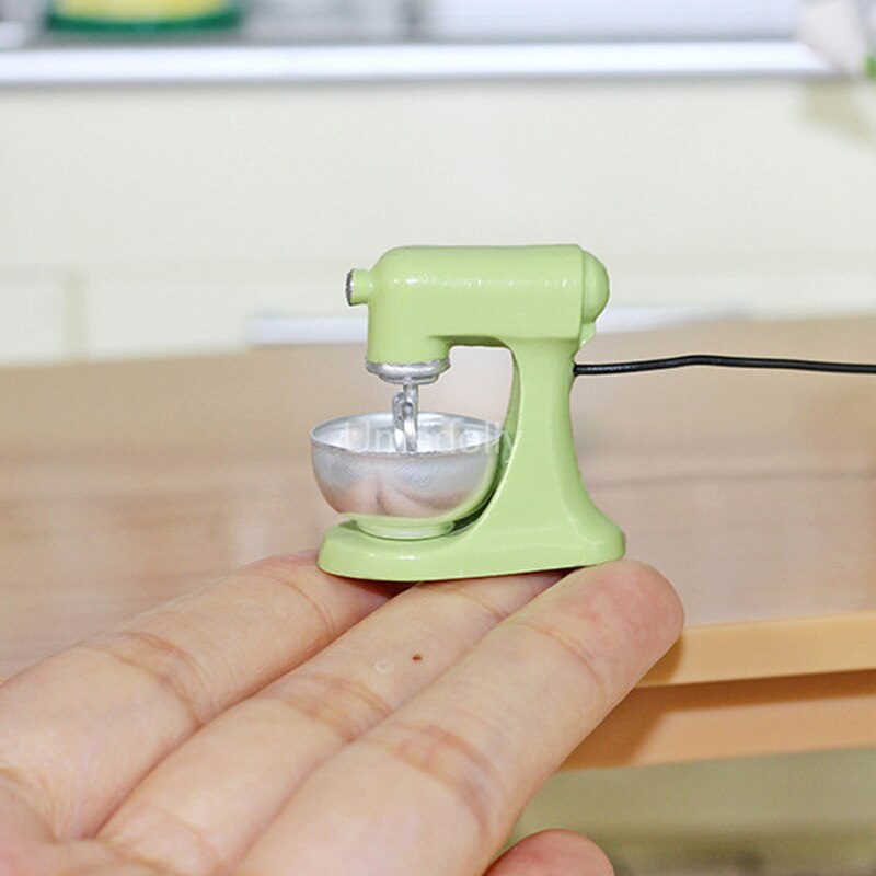 Cute Mini 1/12 Scale Dollhouse Miniature Blender Pretend Play Kitchen Appliances OB11 BJD Doll House Accessories Toy