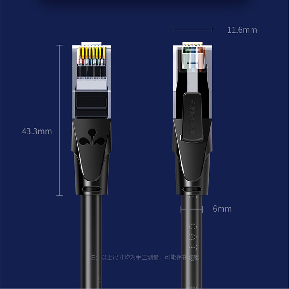 Poe Camera Cable Cat6 Ethernet Network RJ45 Cable For IP Camera