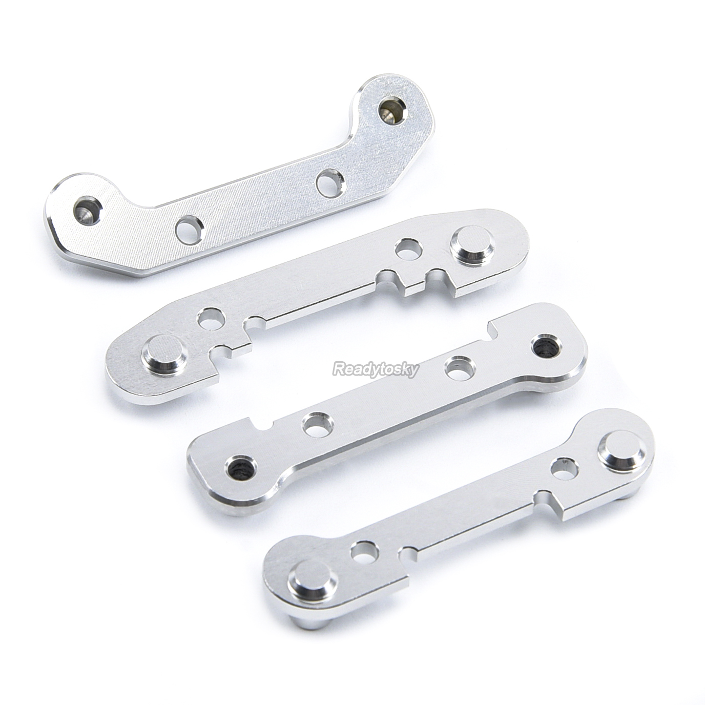 Upgrade Metal Reinforced Swing Arm RC Car Model Replace Set for 1/14 1:14 Wltoys 144001 / 1/12 Wltoys RC Car Accessories Parts: Silver