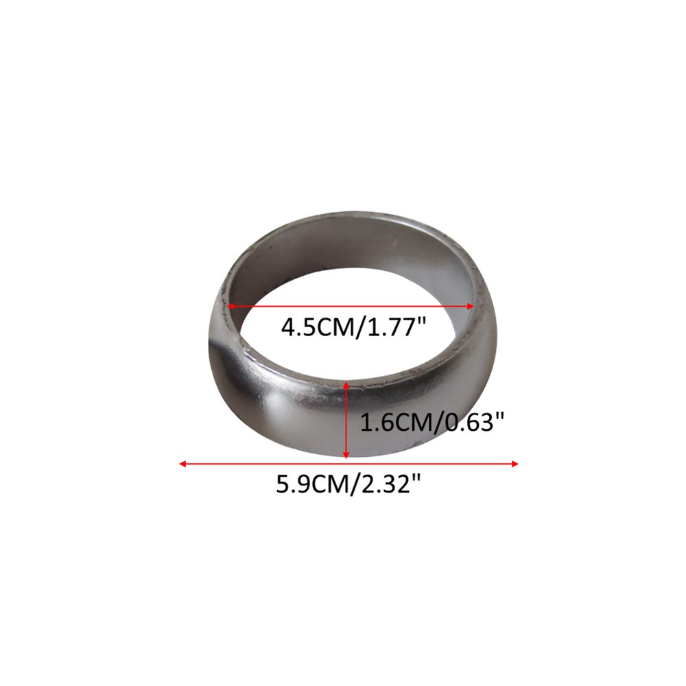2 st metall avgasspjäll tätning packning silver passar för polaris sportsman 600 700 800 3610047 motorfordonstillbehör
