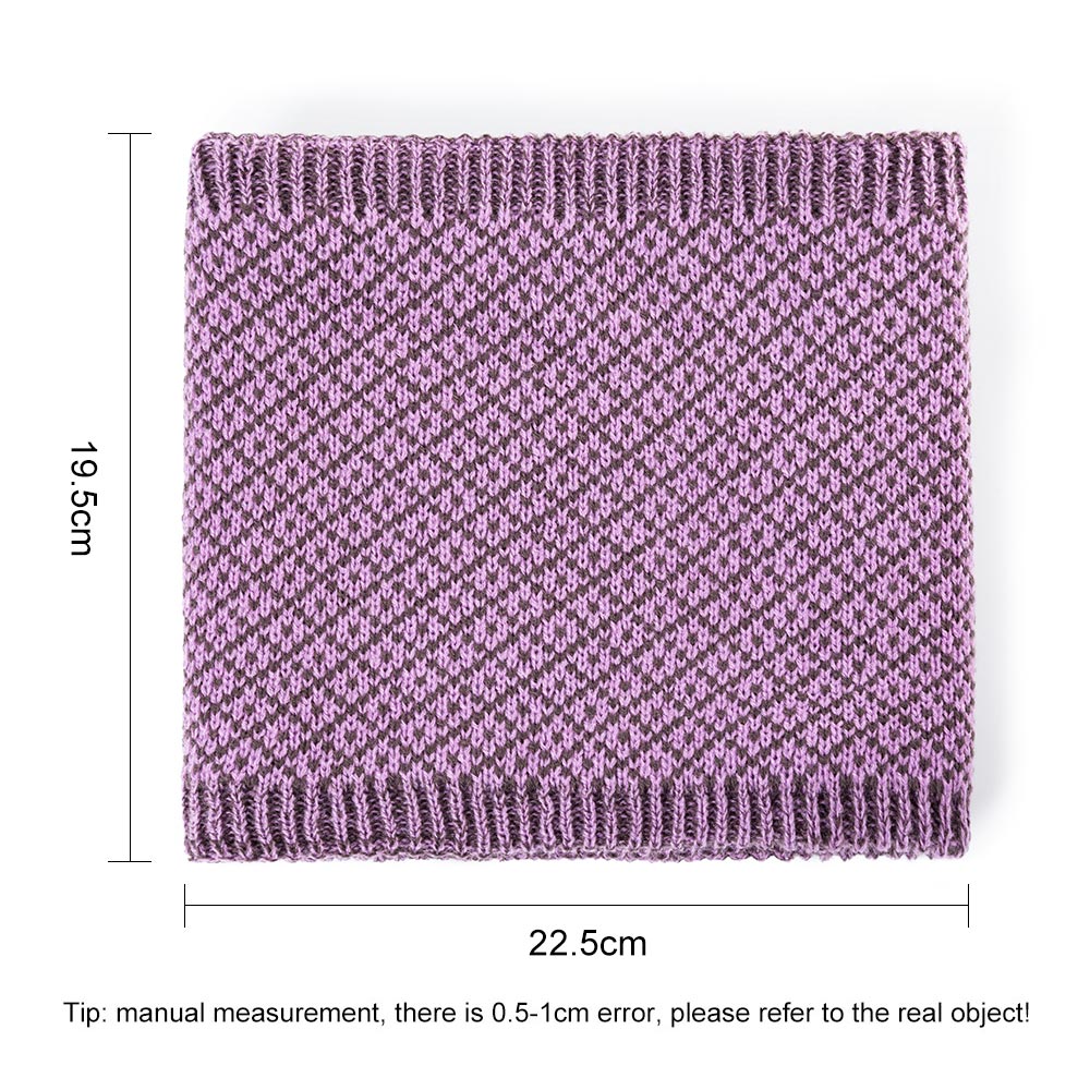 Truenjoy unisex vinter mænd kvinder varm strikkede ring tørklæder tykke elastiske strikkede lyddæmpere hals tørklæde snood plus fløjl halstørklæde