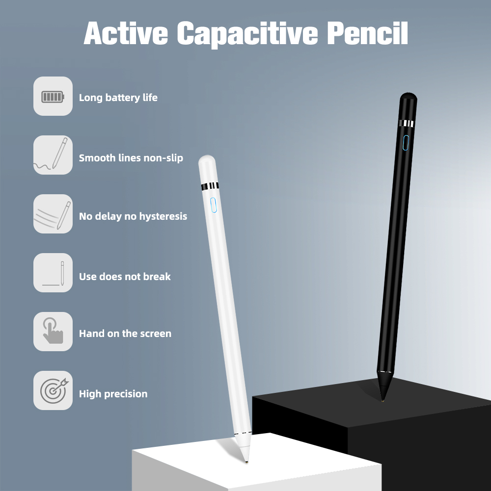 Universal Stylus Pen Capacitive Touch Screen Pencil For iPad Pro Air 2 3 Mini4 Tablet Phone Drawing Writing Active Stylus Pencil