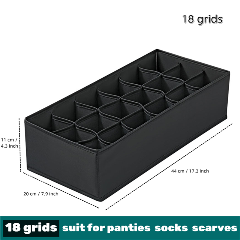Lade Ondergoed Sokken Beha Opbergdoos Kleding Organizer Ondergoed Tas Huishoudelijke Garderobe Box Kast Lade Organizer: green