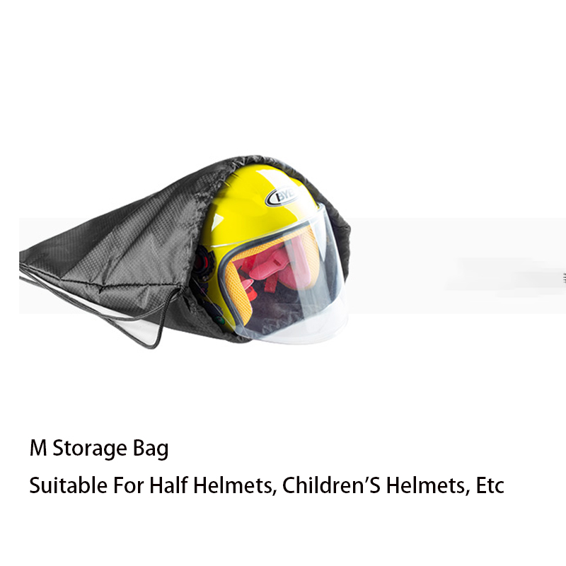 Bolsa de casco a prueba de lluvia, mochila con bolsillo de dibujo para motocicleta, Scooter, ciclomotor, bicicleta, media tapa completa, bolsa de almacenamiento protectora: Gris
