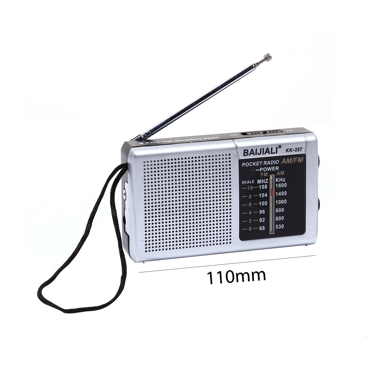 Mini Rádio Portátil Digital Portátil, AM, FM, Leitor MP3, Stonego, Suprimentos de Dispositivos, Rádio de Onda Completa para Pilhas AA: Marrom