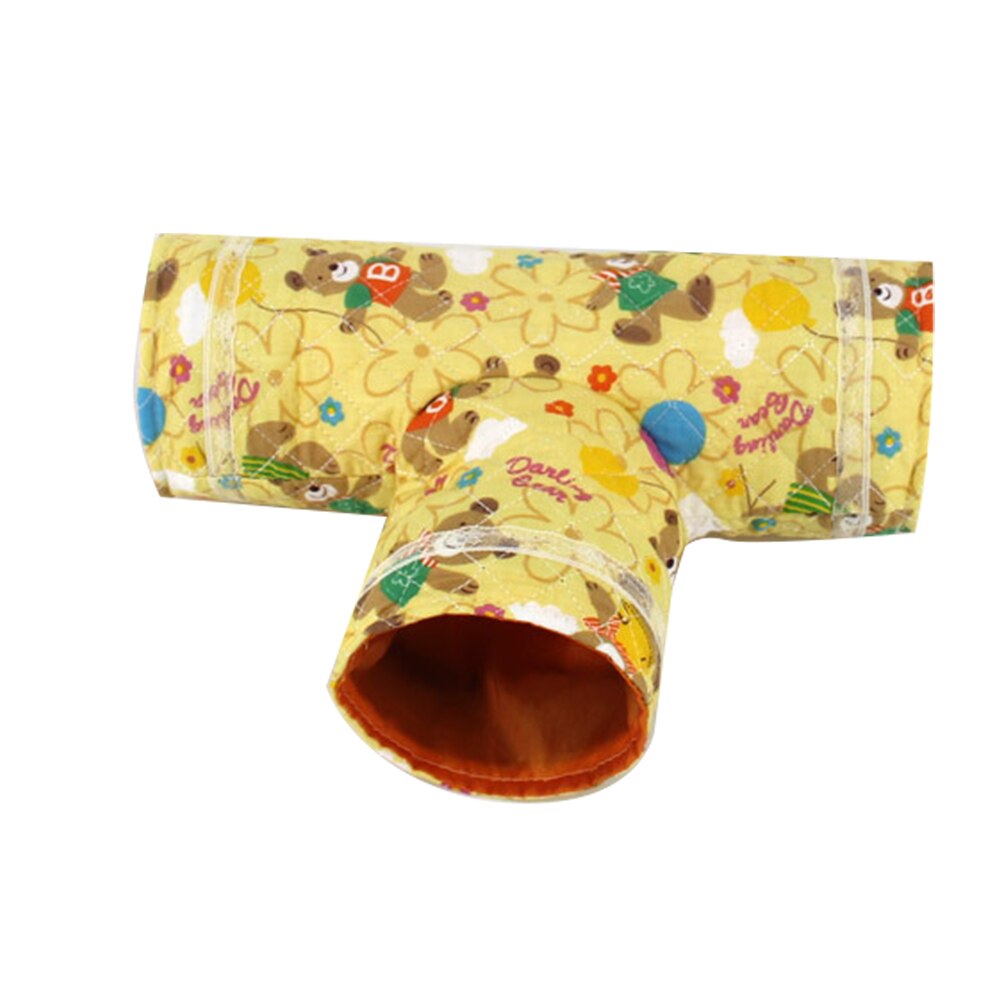 Kleine Dieren Cavia Buizen Speelgoed T-Vormige Huisdier Hamster Tunnels Speelgoed Huis Spelen Hut Huisdier Buizen Bed Nest voor Konijnen Fretten: B