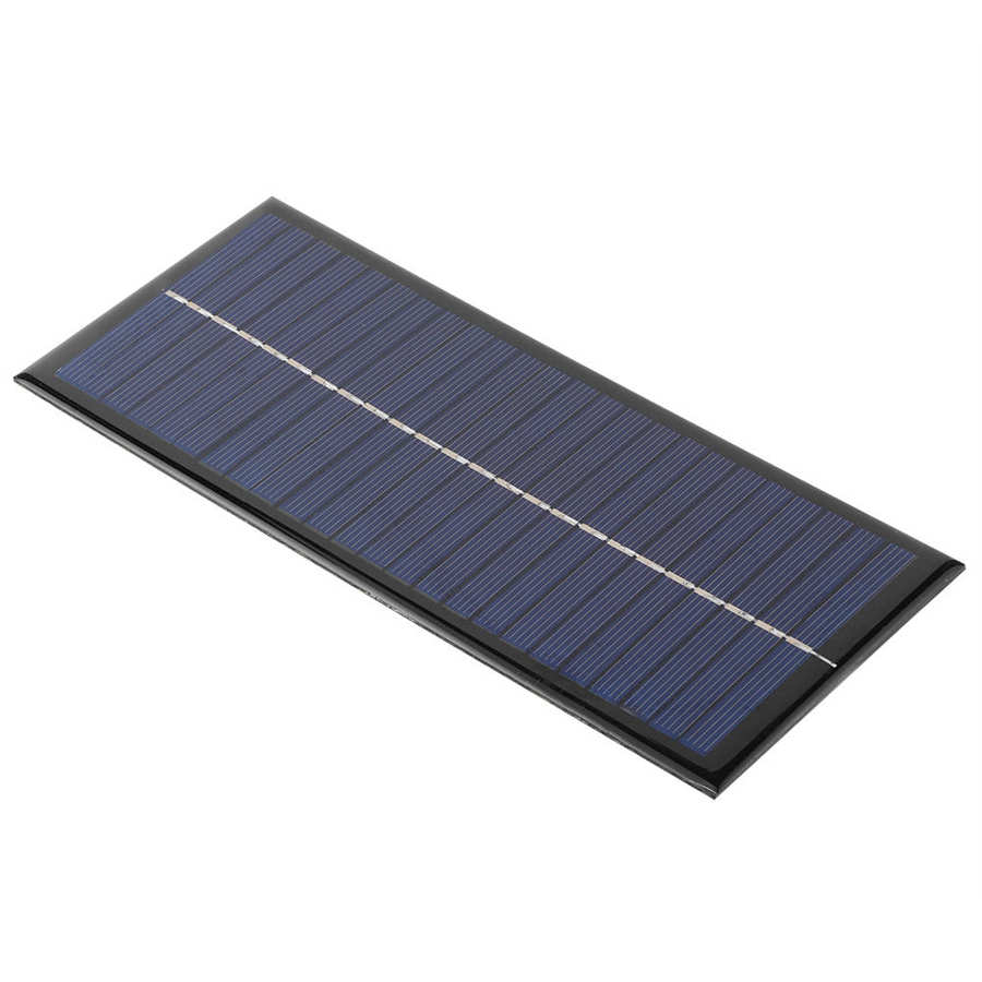 2.5w 12v gör-det-själv polykristallint silikon solpanelskort laddarmodul för telefonladdning solpanelsystem