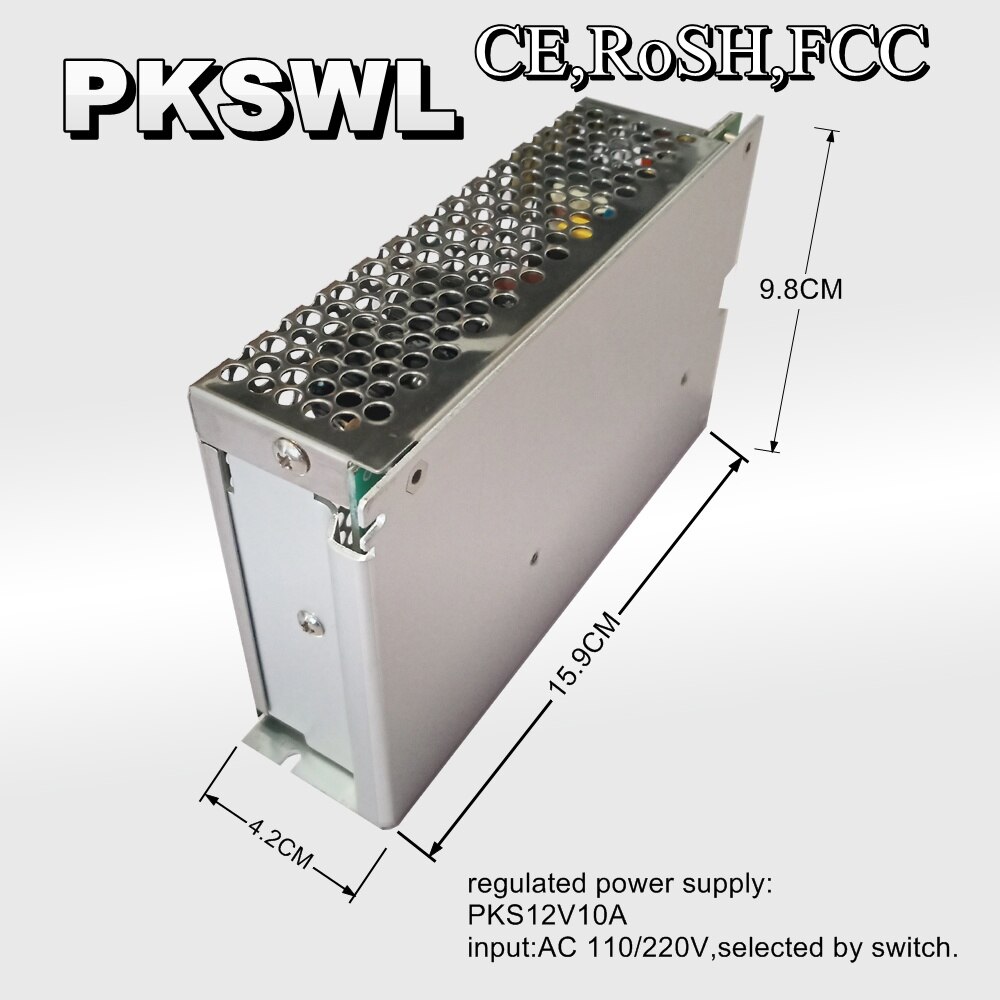 12V Power supply DC12V Power supply 10A AC110V/220V to DC 12 Volts 12V regulated switching Power Supply for CCTV and LED