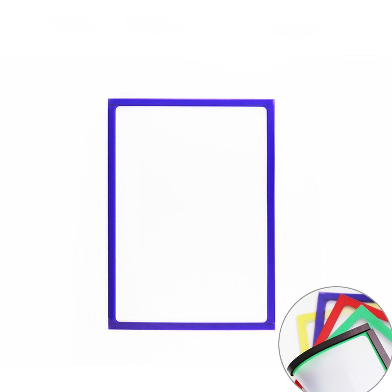 Cadre Photo magnétique A5, décor mural pour réfrigérateur: A5  blue