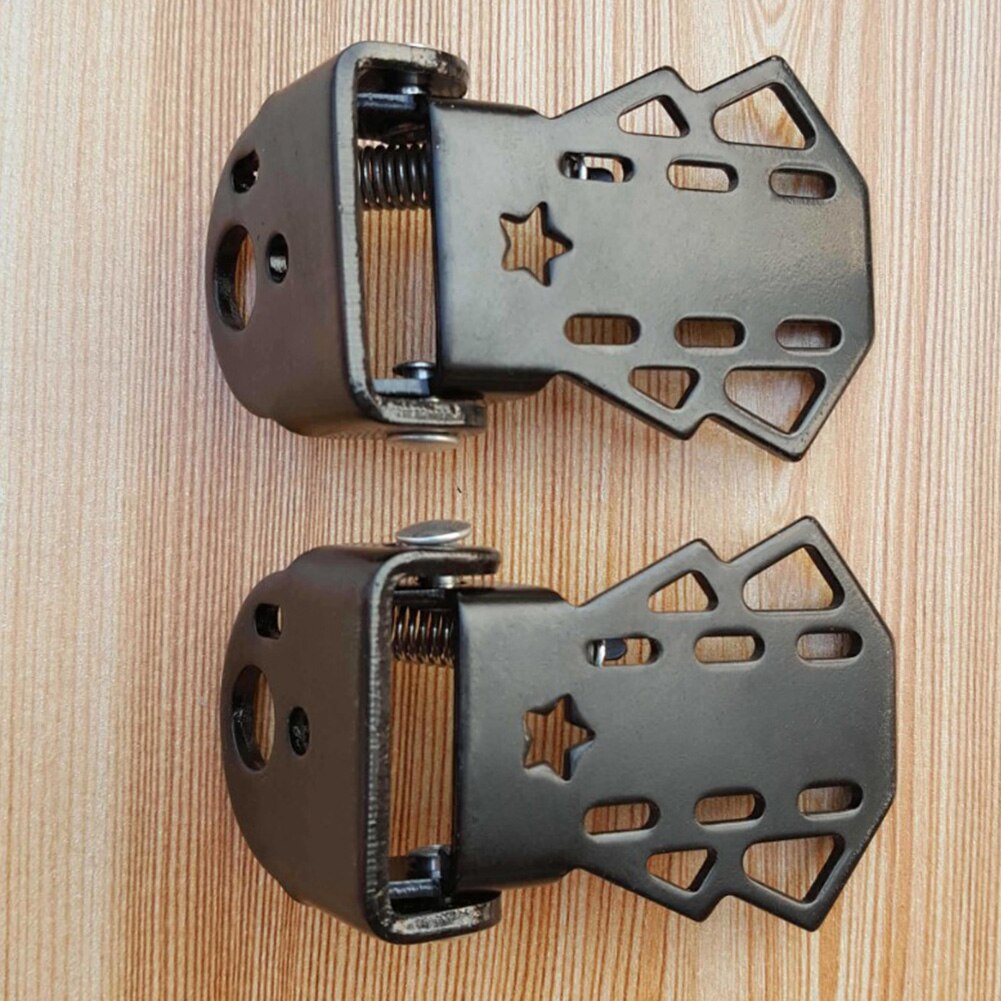 1 paire de repose-pieds pliants en acier au manganèse pour vélo de montagne, repose-pieds multifonctionnels pour siège arrière, accessoires de sécurité