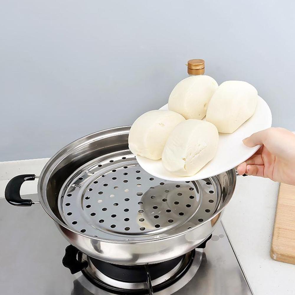 S/M/L/XL 4 Sizes Stainless Steel Steamer Rack Insert Stock Pot Steaming Tray Stand Cookware Tool